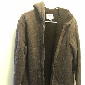 Old navy Sherpa lined sweatshirt, men’s Large